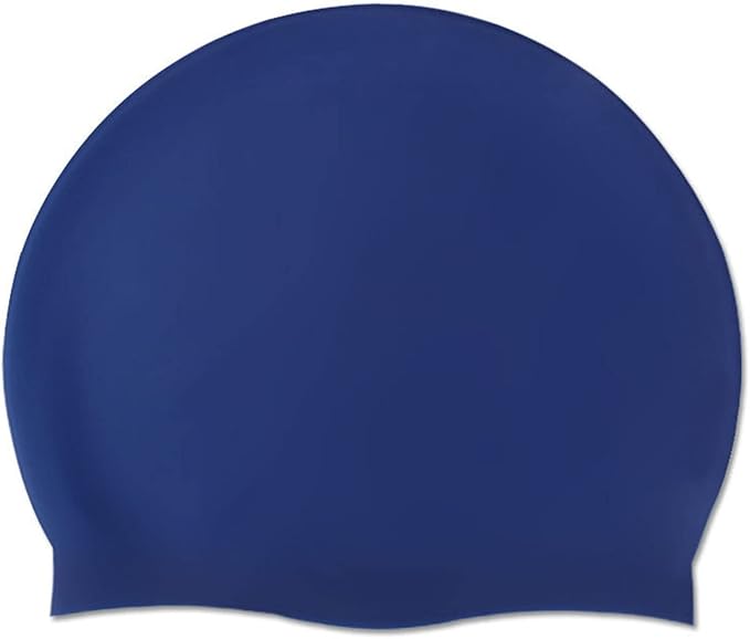 Doovid Swim Caps for Women Men Waterproof Silicone Ear Protection Long Hair High Elasticity Swimming Cap