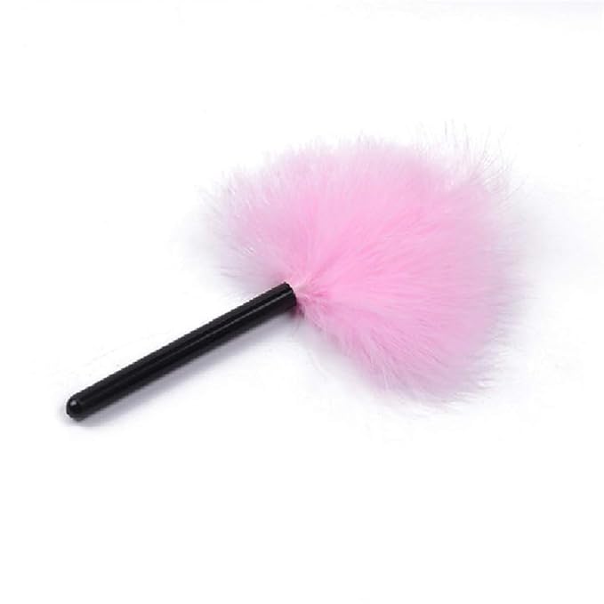 HIPLAYGIRL Easy Makeup Powder Puff -Soft Fluffy Turkey Villus, Craft, Natural Powder-Throwing Beauty Tool (Pink)