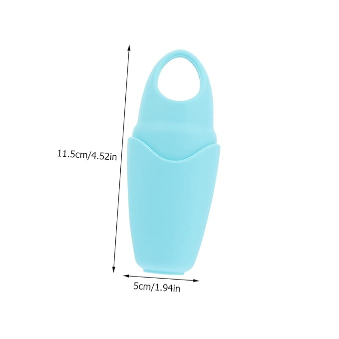VICASKY 2pcs Silicone Facial Ice Mold for Eye and Face Massage Portable Cooling Roller for Dark Circles Relief and Puffiness Reduction Reusable Beauty Tool