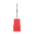 NMKL38 Flame Shape Diamond Cuticle Nail Drill Bit Pro Manicure for Nail Prep 3/32 Shank efile Bit (240-021R)