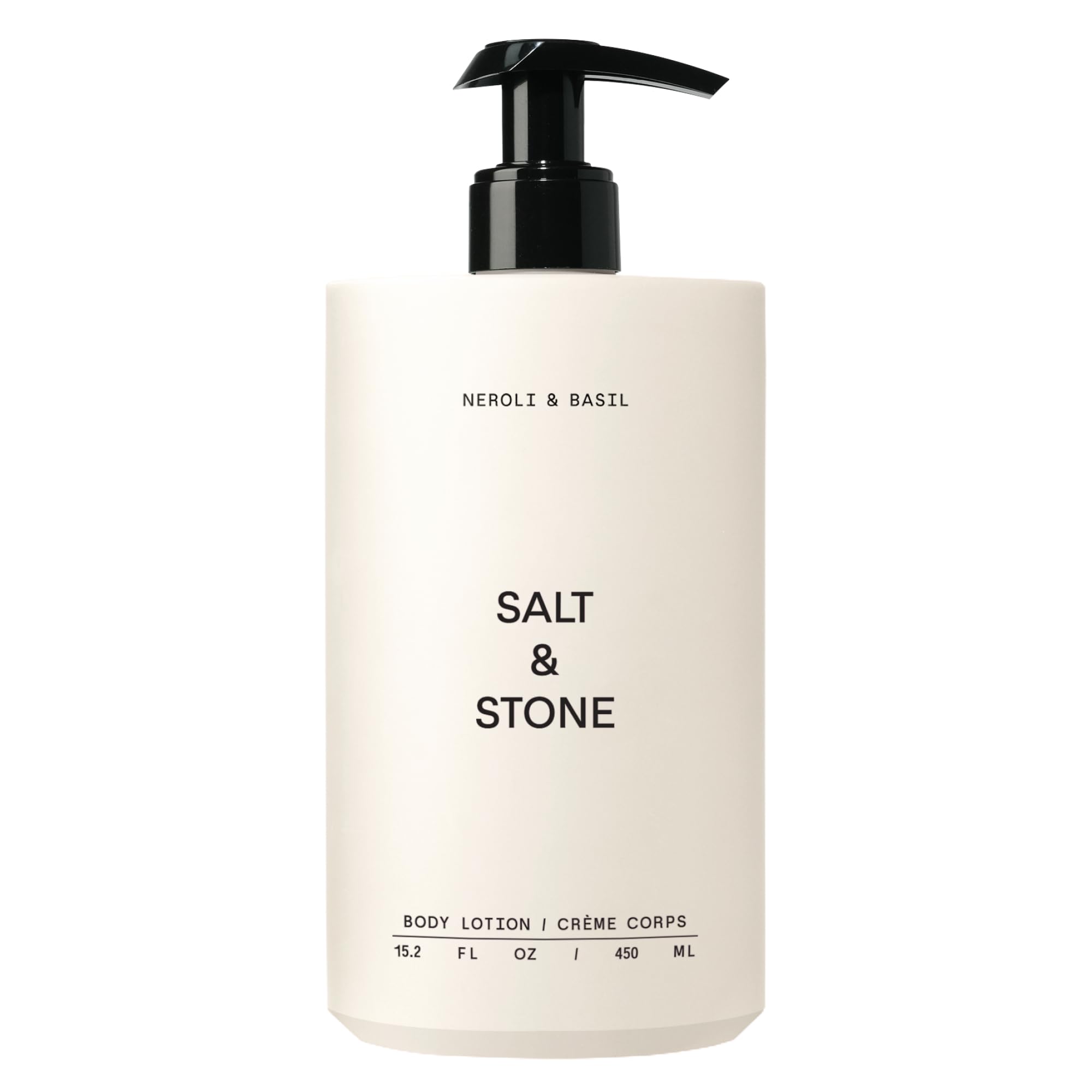 Salt & Stone Body Lotion for Women & Men, Vegan, Neroli & Basil 15.2 fl oz
