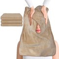 SINLAND Microfiber Esthetician Towels for Facials Mask Removing Face Wrap Soft Facial Cloth with Split Design Spa Towels for Facial Steam Massage and Cleansing 20x15.7inch