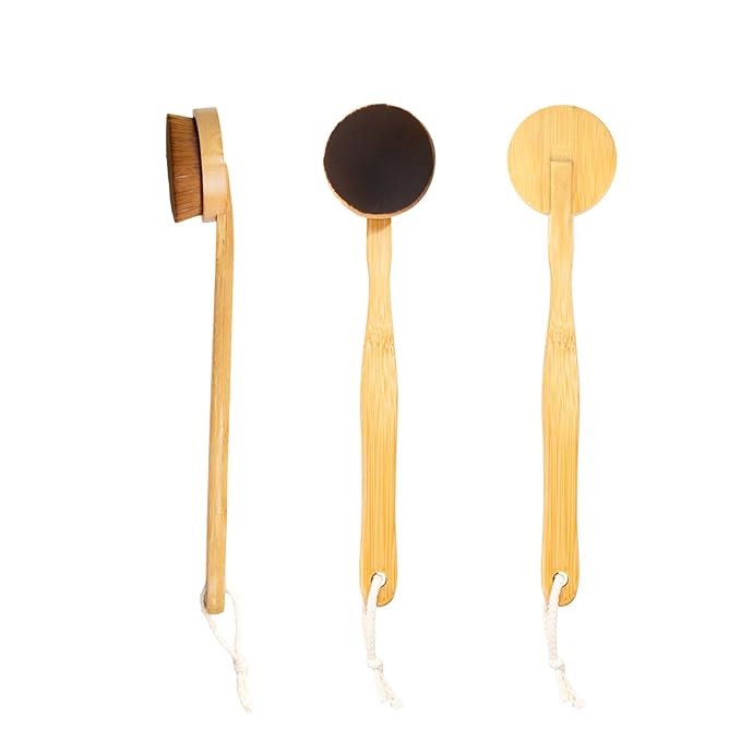Ludanbest Self-Tan Back Applicator, Back Brush For Applying Self-Tan, Long Handle For Controlled Sunless Tanning, Eco Friendly Back Tanning Applicator, Vegan, & Cruelty Free, 1 Count