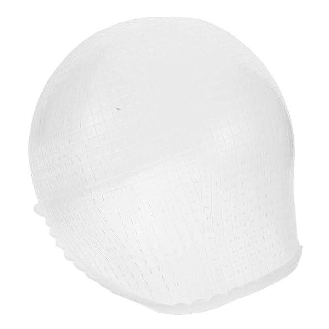 VALICLUD Silicone Highlighting Cap for Long Hair Hair Coloring Tool Cross Holes for Salon Use