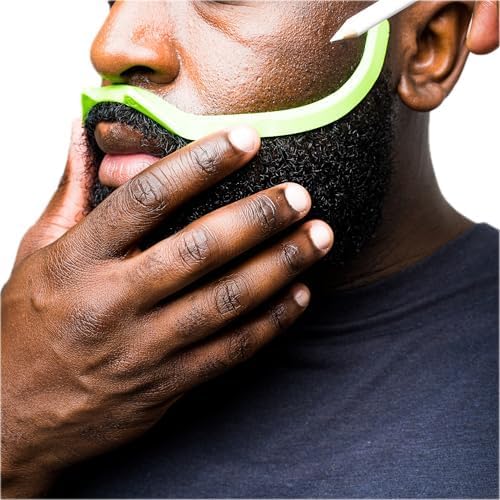 BEVERLEY’S Brink: The Clean Edge [Generation 2] - Beard Shaping Tool, Beard Shaper, Beard Guide, Beard Outline Stencil (90mm Barber Pencil Included)