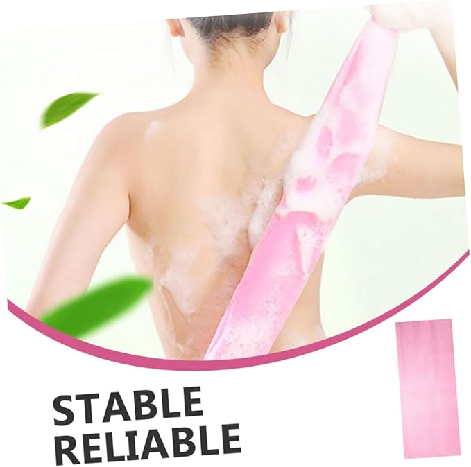 OATIPHO 5pcs Exfoliating Back Scrubber Strap Body Washer for Shower Cleaning for Smooth Skin and Personal Care