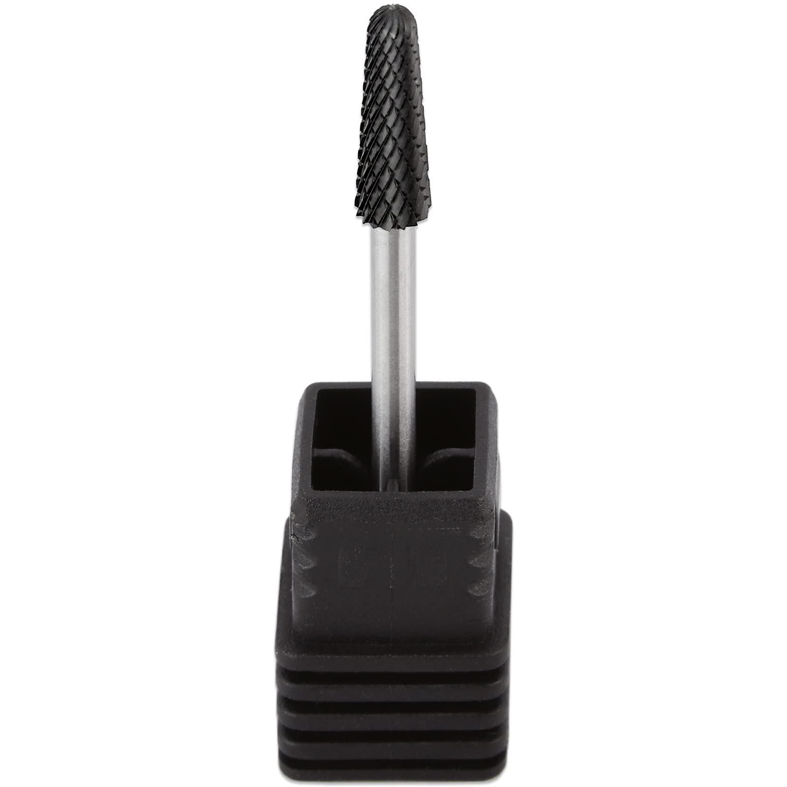 PANA USA Professional 3/32" Shank Size - Cone Shape Carbide Bit - Nail Drill Bit for Manicure Pedicure Tools Dremel Machine (Coarse, DLC Black)