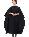 izzycka Professional Barber Cape With Armholes - Hands Free All Purpose 64"x56" Large Waterproof Salon Capes for Hair Stylist - Nylon Hair Cutting Cape For Hair Dye, Hair Color,Haircut - Black