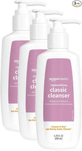 Amazon Basics Replenishing Cleanser Exfoliating Face Wash, 6.78 fl oz (Pack of 3)