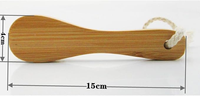 HiKin 2 Pack 6" Bamboo Handle Dry Facial Cleansing Brush with Natural Soft Horsehair Bristles, Face Brush Cleanser Skin Care Exfoliating Brush Scrubber.