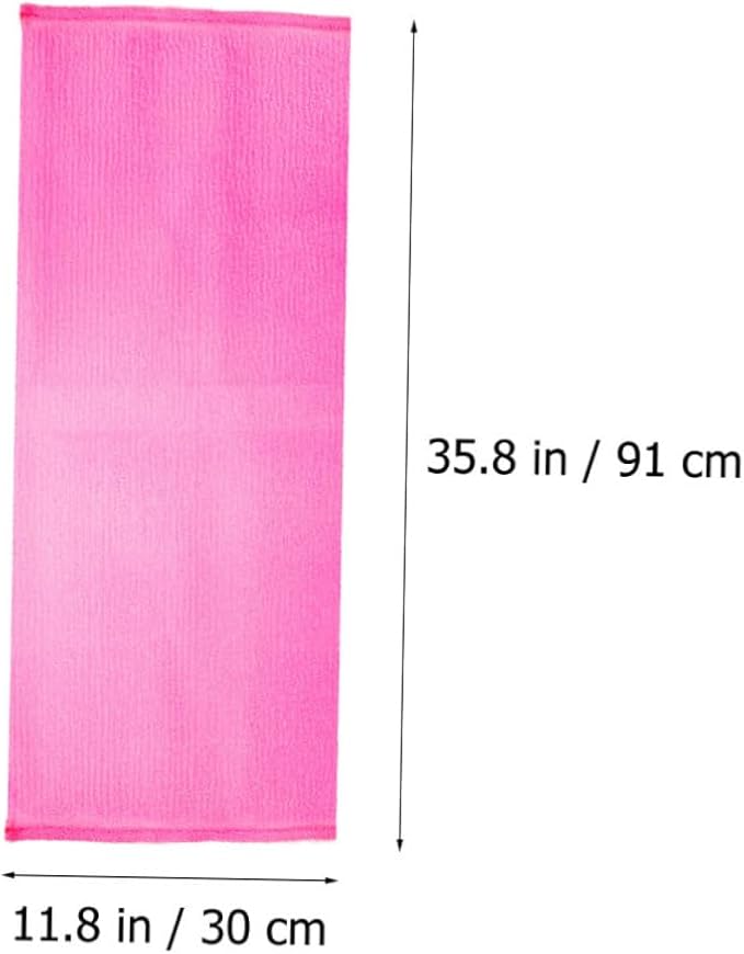 Healvian 4pcs Back Scrubber Strap Gentle Exfoliating Bathing Washer for Men Women Comfortable Flexible Design for for All Ages Colors
