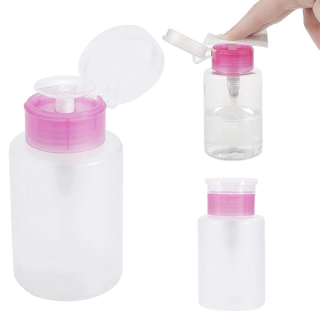 1000PCS Nail Cotton Pads,1pcs Push Down Pump Dispenser Bottle for Nail Alcohol Polish Removal,Nail Wipes,Lint Free Wipes for Acrylic Nails,Gel Residue Wipe Off Solution for Nails