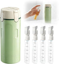 Eadwe 2026 New 4 in 1 Travel Dispenser Bottle, 4 Pack 30ML Travel Bottles for Toiletries, Leak Proof Travel Size Containers, Portable Containers for Shampoo Lotion Conditioner Cream (Green)