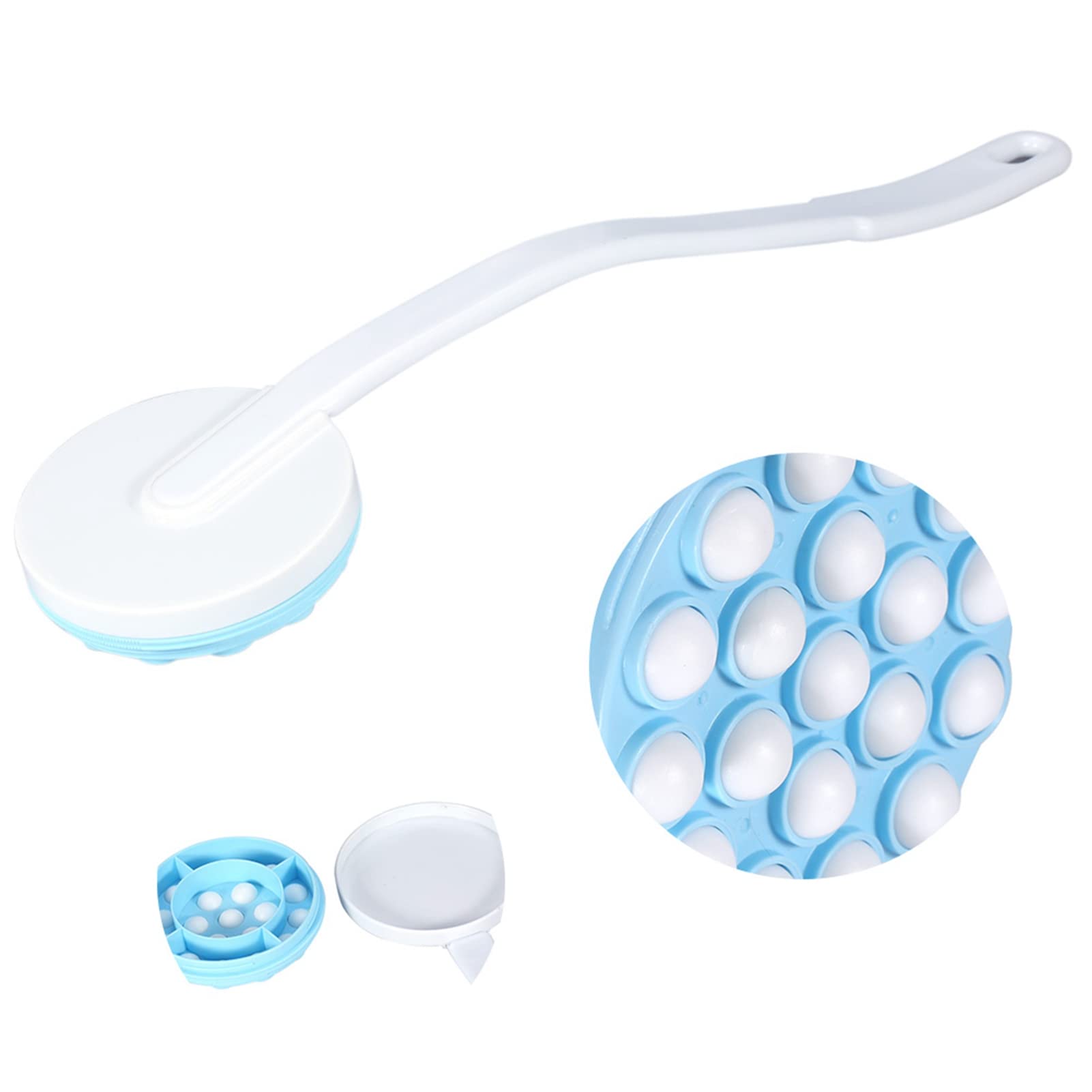Back Lotion Applicator and Massager, Handheld Self Moisturizer Cream Lotion Applicator, Body Leg Bath Lotion Applicator For Back Brush Massager Massaging Tool
