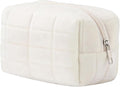 HABUAETY Makeup Cosmetic Bag Small Checkered Pouch Make Up Purse Bag Y2k Accessories