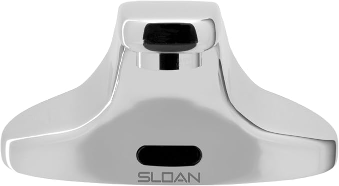 Sloan SF-2300 Sensor Activated Touch-Free Faucet, Commercial Grade with Mounting Hardware - 0.5 GPM Hardwired-Powered Deck-Mounted Mid Body, Polished Chrome Finish, 3362116