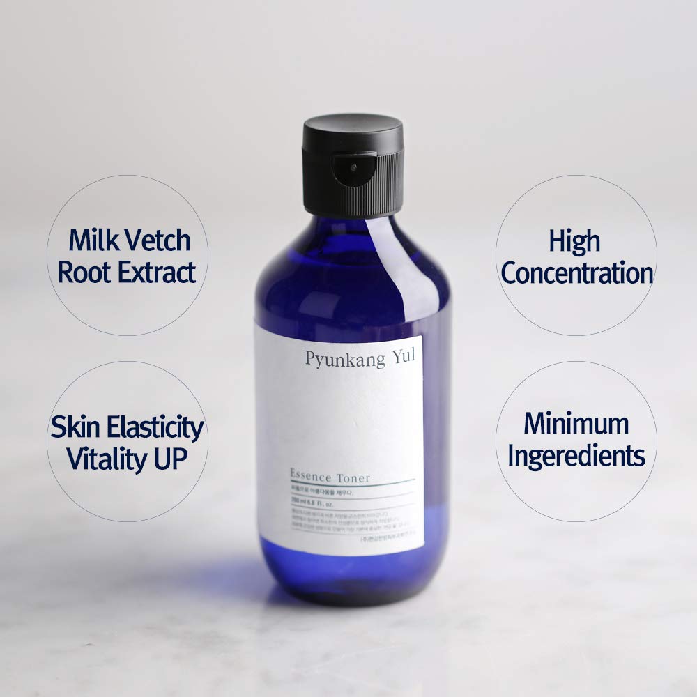 Pyunkang Yul PKY Essence Toner Bundle for Barrier Rebuilding, Highly Concentrated Essence Facial Toner, Minimal Ingredients, Zero-Irritation, Korean Skincare (6.8 Fl. Oz, 200ml, 2pcs)
