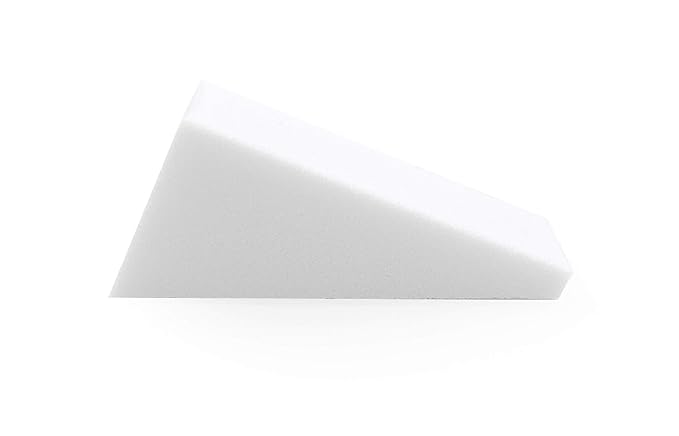 Artist's Choice Makeup Wedges, 100 Pack Triangle Cosmetic Sponges for Foundation, Blush, Concealer, and Eye Shadow, Crisp Edges for Precise Blending and Smoothing, Latex-Free, Single-Use