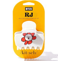 Kitsch BT21 Recycled Plastic Puffy Medium Hair Clips for Women, Medium Claw Clip for Thin & Thick Hair - RJ, 1pc