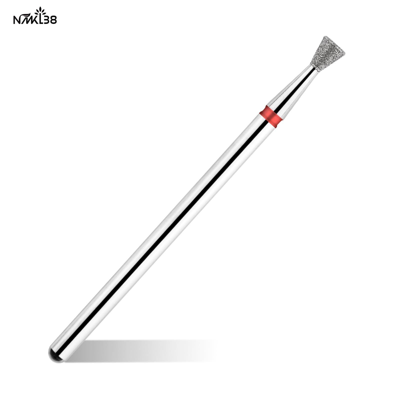 NMKL38 Tapered Diamond Nail Drill Bits for Nail Prep 3/32 Shank efile Bit Cuticle Cleaner Tool