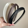 Headbands with Teeth for Women Non Slip, Plastic Comb Headband with Teeth, Head Bands for Women's Hair, Comfortable Hairbands Hair Accessories for Women Girls