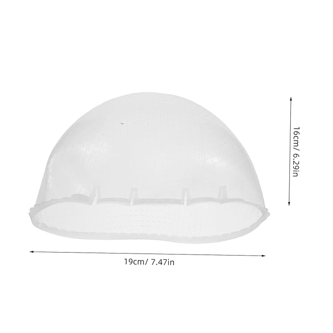 VALICLUD Silicone Highlighting Cap for Long Hair Hair Coloring Tool Cross Holes for Salon Use