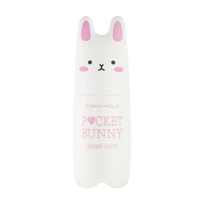 TONYMOLY Pocket Bunny Facial Mist - Hydrating & Refreshing Face Spray with Aloe & Berry Extracts - Moisturizing Oil Control Korean Facial Mist, Cute Travel Size, K-Beauty Gift