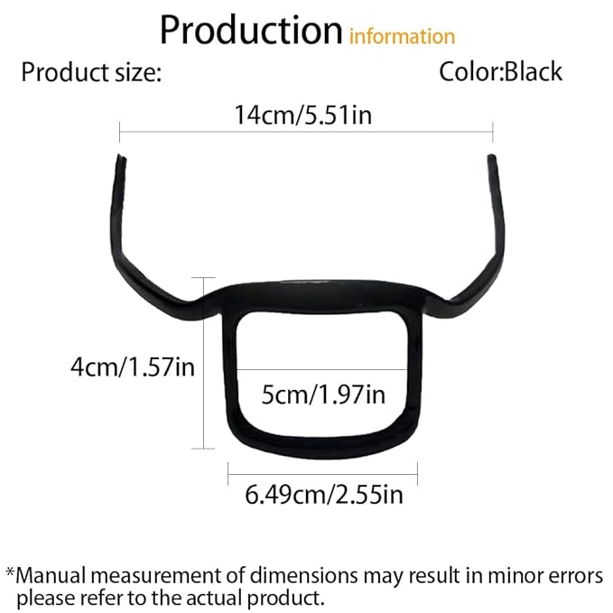 ANQIA Beard Styling Template Goatee Mustache Grooming Guide Stencil Lineup Tool Shaving Template for Men Face Hair Styling Hairline Shaping Black