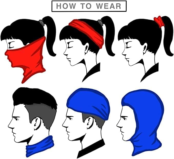 10/30/100 Pack Face Mask Neck Gaiters Scarf