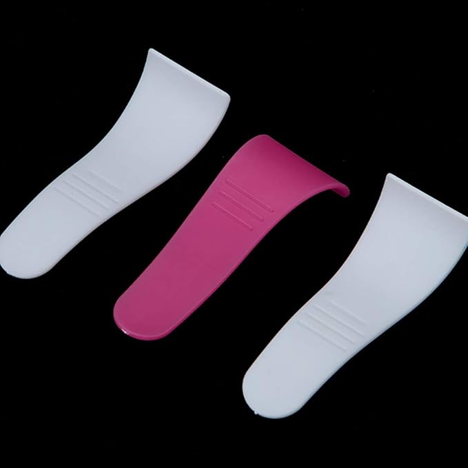 20 Pcs Hair Removal Spatulas Sticks, Plastic Mask Scraper Waxing Applicator Depilatory Creams Hair Waxing Removal Tools, Ergonomic Design, Reusable, Comfortable to Hand Feeling, Unisex