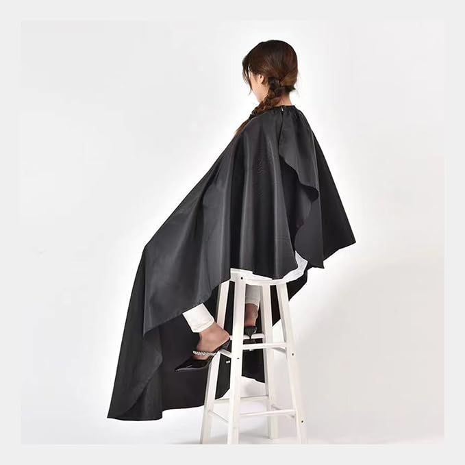 Nicoc Salon Barber Cape, Extra Large haircut cape, Waterproof Polyester Hair Cutting Cape for Men, Women and Kids