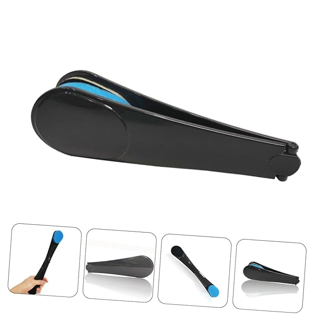 Self Tanning Back Scrub Brush Lotion Applicator Folding Sponge Applicator for Elderly Men Women Easy to Clean