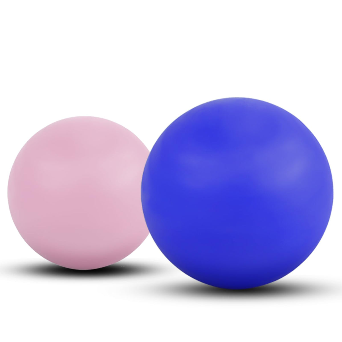 WOVTE Massage Lacrosse Ball for Sore Muscles, Shoulders, Neck, Back, Foot, Body, Deep Tissue, Trigger Point, Muscle Knots, Yoga and Myofascial Release (Pink)