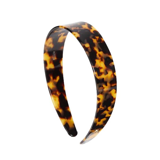 EVITA PERONI Tortoise Shell Headband for Women 1.18 Inches Hairbands
