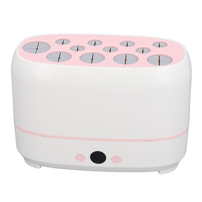 BONKZEBU Electric Makeup Brush Dryer Machine 12 Holes Automatic Brush Cleaner and Drying Tool for Professional Salon and Home Use Quickly Drying Cosmetic Brush Cleaner Dryer