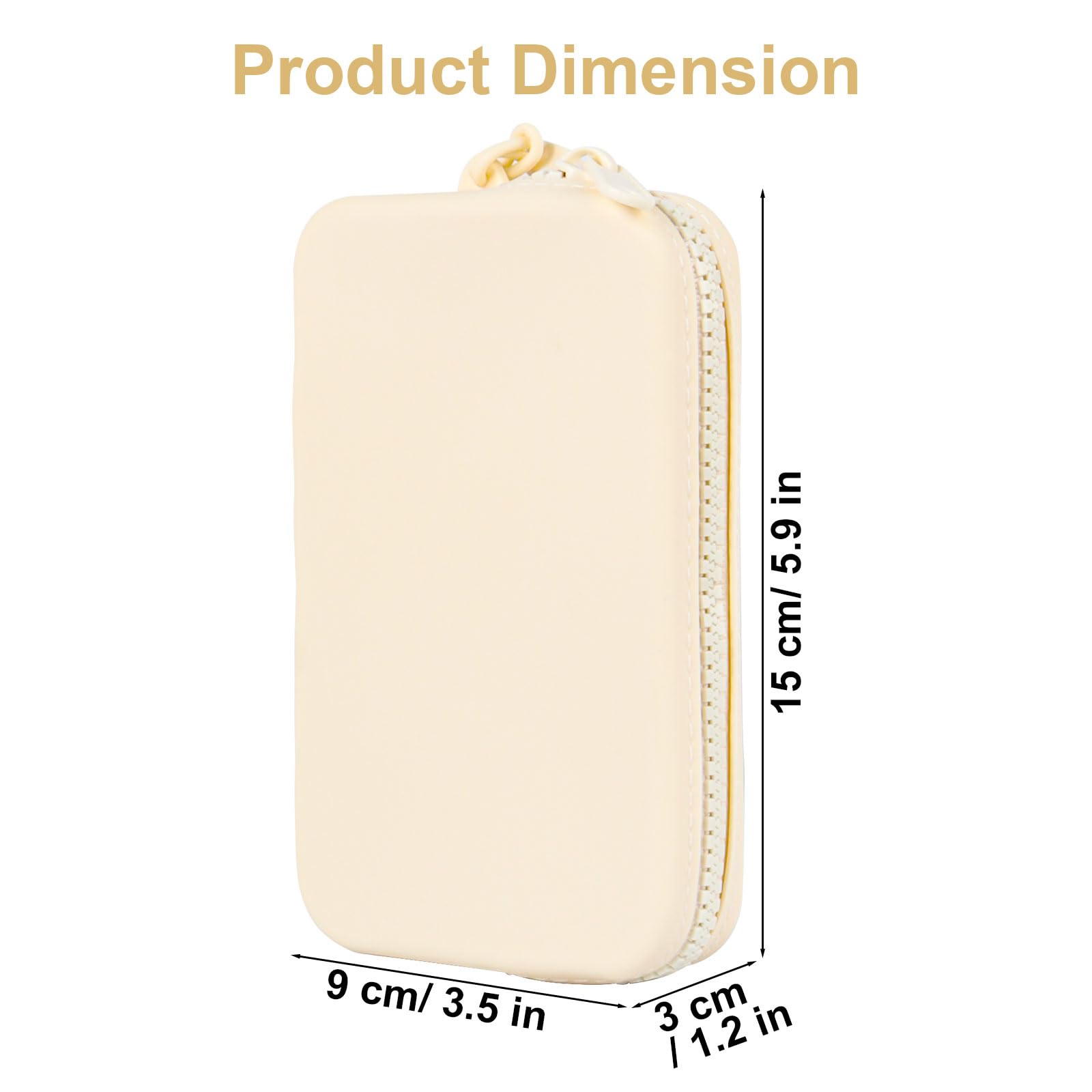 Silicone Period Bags, 2 Pcs Tampon Pouch with Zipper and Handle, Sanitary Napkin Holder for Purse, Keeping Discreet Feminine Products