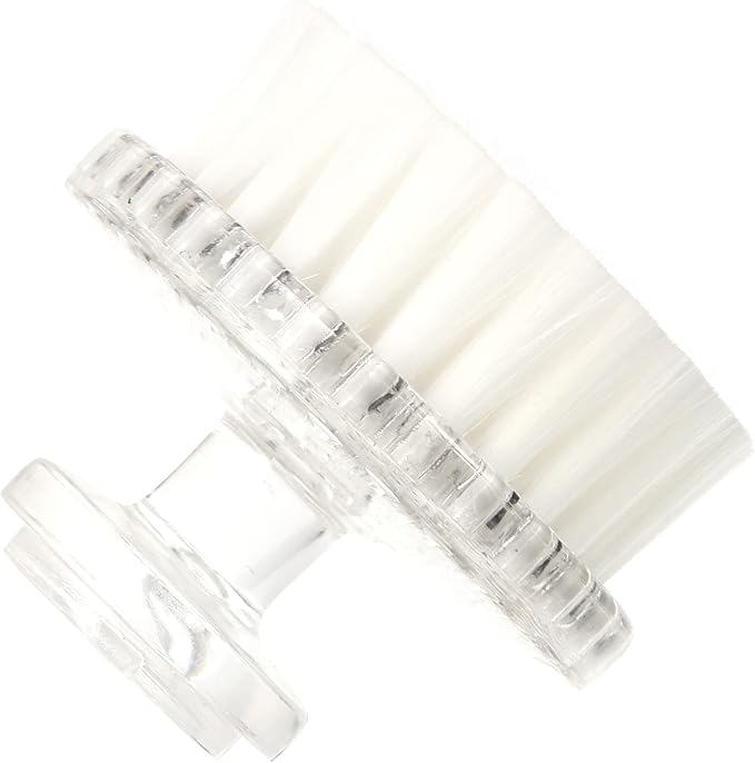 Exceart Manual Facial Cleansing Brush Pore Cleaning Brush Soft Face Exfoliator Scrubber for Deep Skin Clean White 1 97 Inch