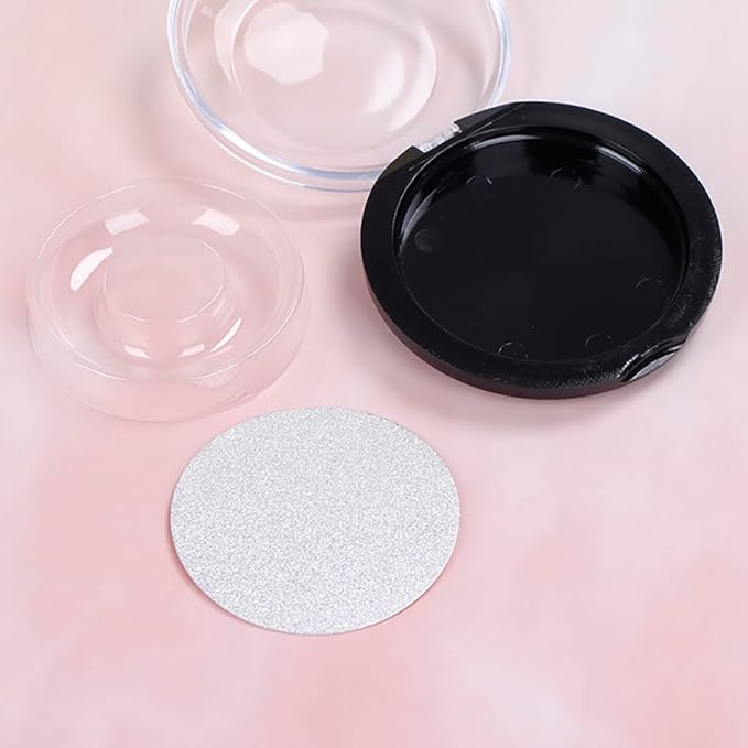 Bemonew 1PC Portable Eyelash Case False Eyelash Storage Box Holder Makeup Cosmetic Tool Storage Container Travel Organizer Box(Black)