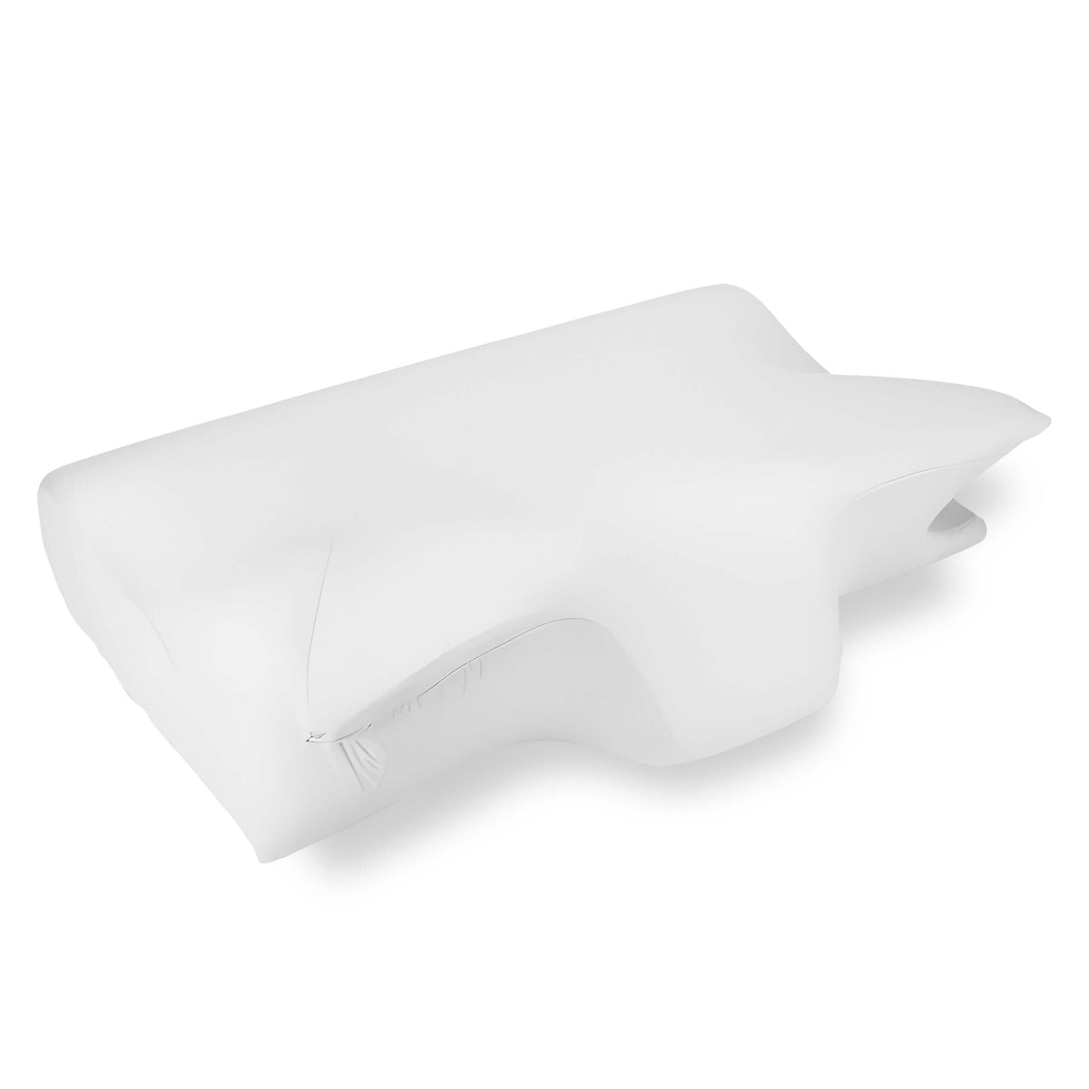 MAAS & BATH Ergo Z Pillow - 2-in-1 Ergonomic Pillow Made for Any Sleep Position, Breathable 100% Memory Foam, Inner Cover, Lightweight, Non-Toxic, Odorless Sleep-Friendly Support