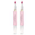 Ceramic Cuticle Pusher & Oil Pen, 2PC Gentle Cuticle Remover for Hangnails & Dry & Damaged Nails, Nail Care Pen for Repair & Nourish Nails