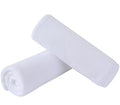 SINLAND Microfiber Facial Cloths Fast Drying Washcloth 12inch x 12inch White 2 pack