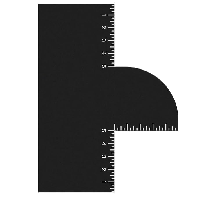 ARFUKA Beard Shaper Tool for Men Professional Beard Line Up & Edging Kit with Measurement Guide Head Shaping Styling Tool for Hairline, Neckline, Cheek Lines
