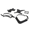 Beard Straightener for Men, 5 Piece with Multifunctional Beard Shaper Beard Lineup Tool for Hairline Neckline (Black)