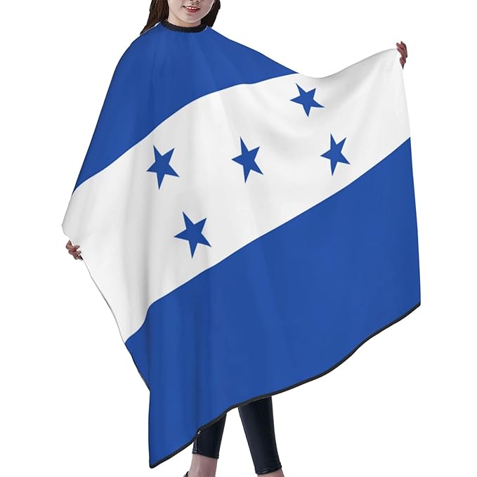 Flag Of Honduras Barber Cape Hair Cutting Cape Apron Hair Stylist Supplies Barber Accessories For Clients Men Women