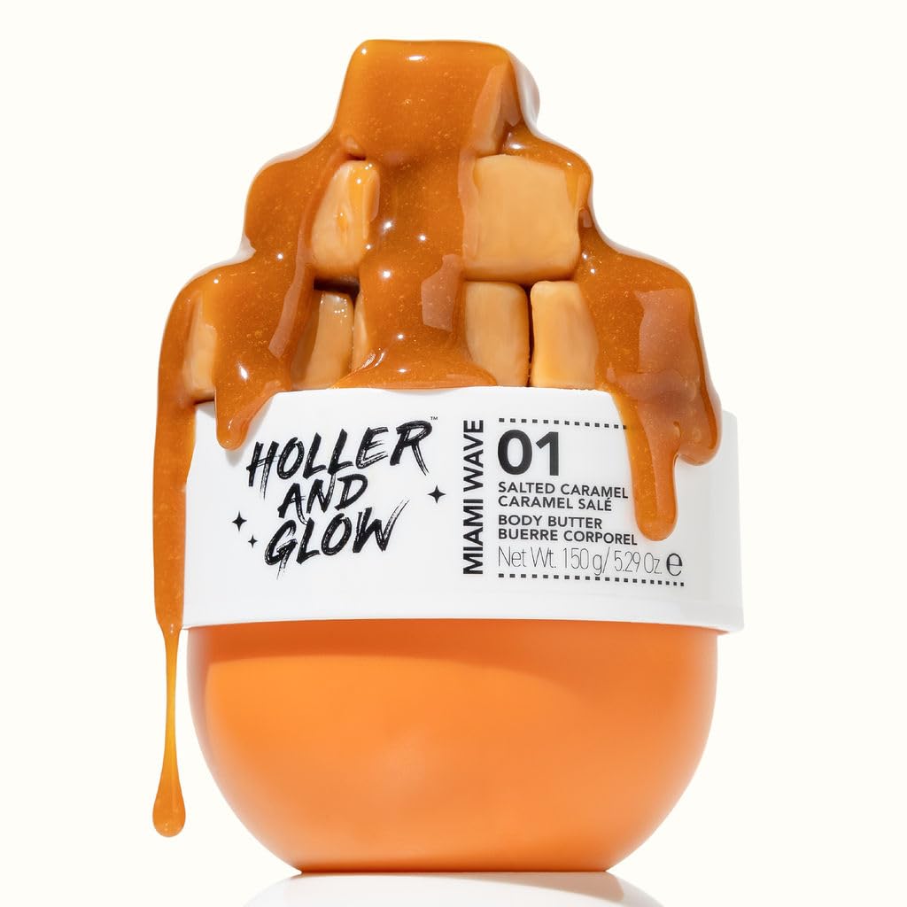Holler Miami Wave Salted Caramel Body Butter, 5.29 Oz