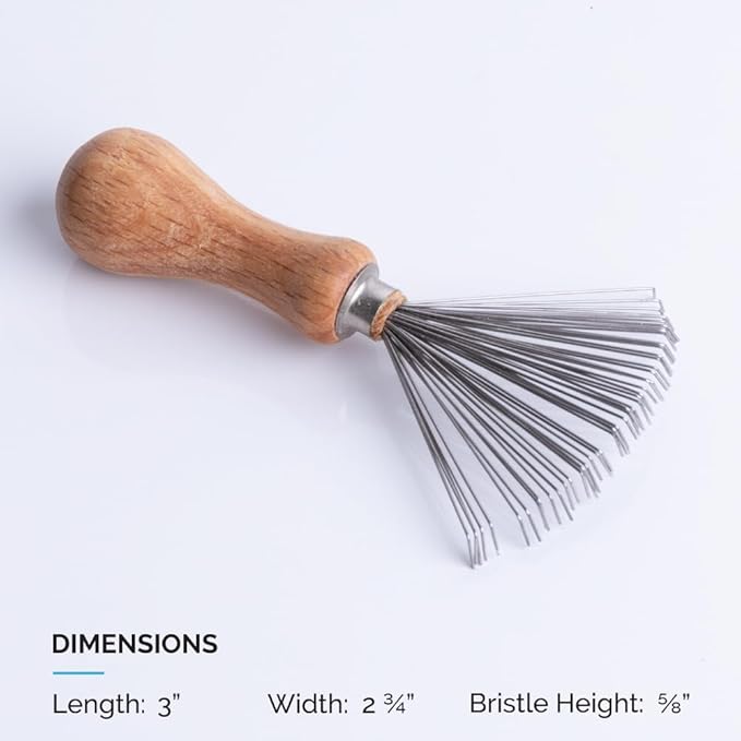ZEUS Brush Cleaning Rake, Beard Brush Maintenance Tool (Made in Germany)
