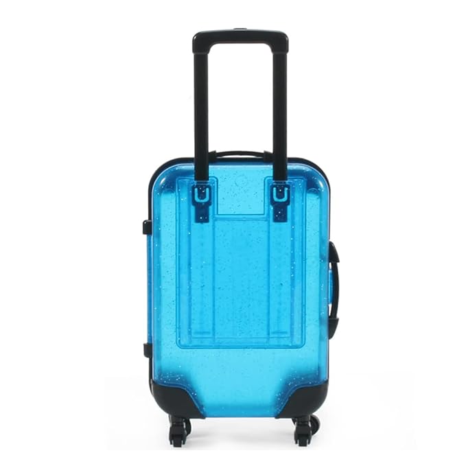 HBZGTLAD 10pcs false eyelashes packaging box pink luggage lashes suitcase mink lashes packing fluffy and curly case empty (A-blue)