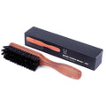 ZEUS Stiff Boar Bristle Beard & Mustache Brush for Men with 6” Handle (A93)