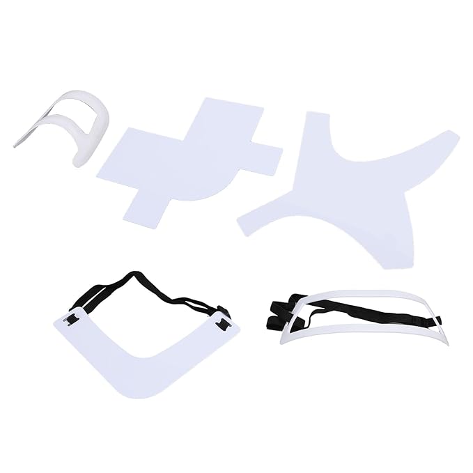 Beard Shaper ABS Styling Tool Hairline Neckline (White)