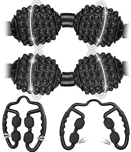Shadowfit Muscle Massager Roller, Trigger Point Foam Roller for Calves, Legs, Arms, Shin Splints, Massage Tool to Relieve Soreness, Stiffness, and Tight Muscles, Cellulite and Deep Tissue